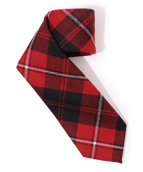 TOMORROWLAND ウール チェック ネクタイ