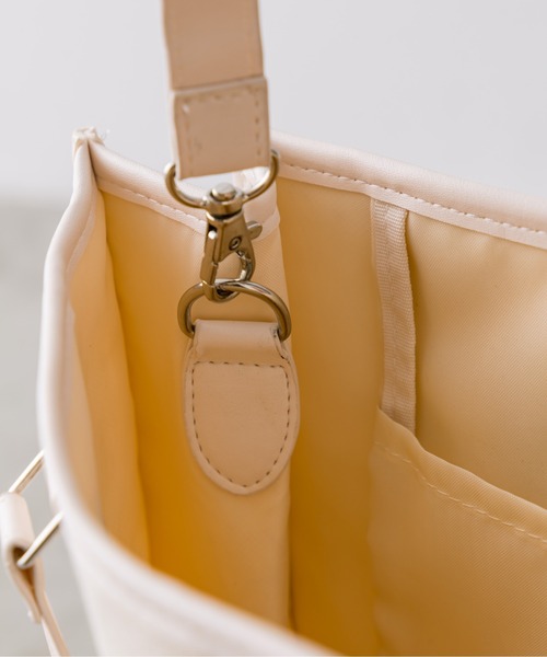 Miffy（ ミッフィー）の「miffyチャーム付きトートバッグ　1032180030（トートバッグ・レディース・ライトグレー/ブラウン・FREE）」の17枚目の写真