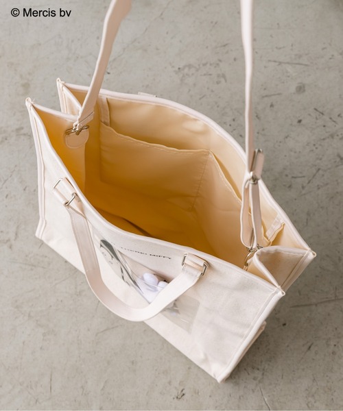 Miffy（ ミッフィー）の「miffyチャーム付きトートバッグ　1032180030（トートバッグ・レディース・ライトグレー/ブラウン・FREE）」の18枚目の写真