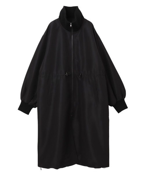 andme（アンドミー）の「ボリューム袖2wayスタンドカラーコート（その他アウター・レディース・ブラック/アイボリー/カーキ・M）」の14枚目の写真