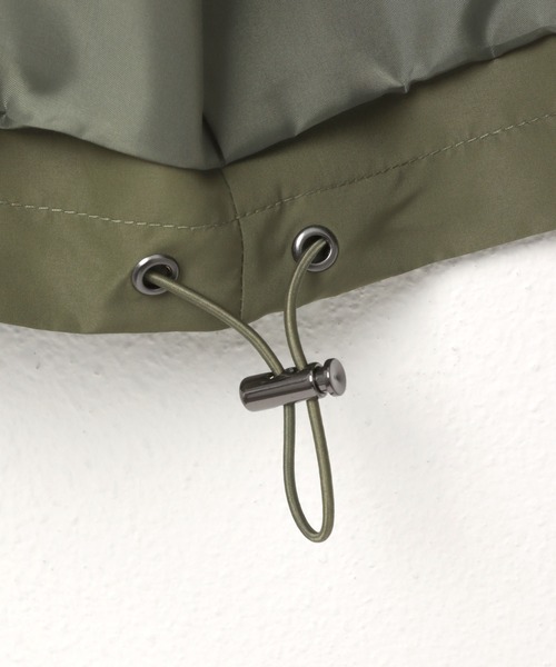 andme（アンドミー）の「ボリューム袖2wayスタンドカラーコート（その他アウター・レディース・ブラック/アイボリー/カーキ・M）」の21枚目の写真