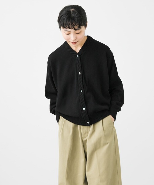 かぐれ（カグレ）の「ドライコットンVネックカーディガン