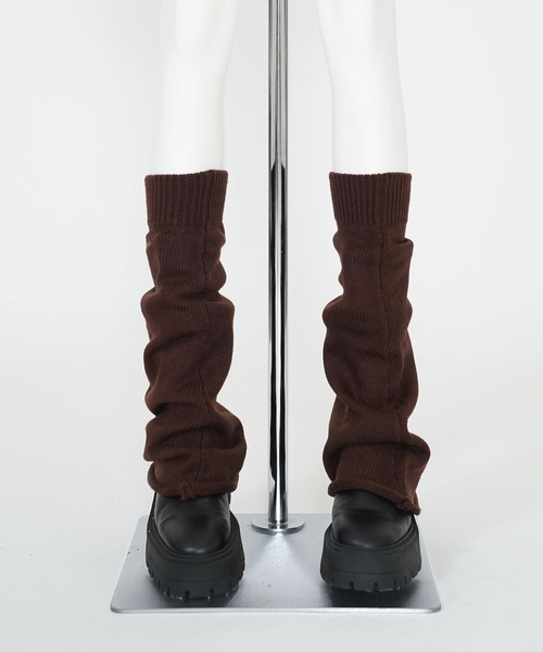 るるる　未使用◇LEG WARMERベージュ X-girl（エックスガール）の「LEG WARMER（レッグウォーマー）」 - WEAR