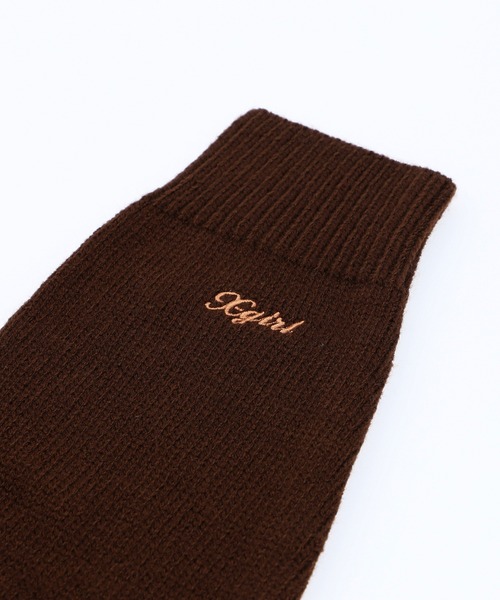 X-girl(エックスガール)の「LEG WARMER(レッグウォーマー・レディース・ホワイト/ブラック/ブラウン・ONE SIZE)」の7枚目の写真