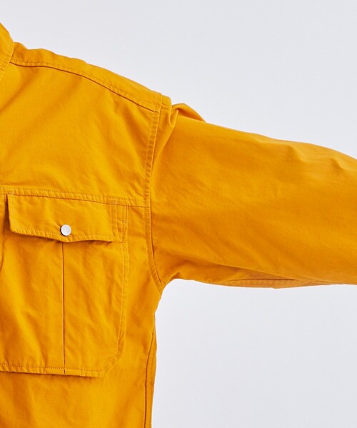 SASQUATCHfabrix.（サスクワァッチファブリックス）の「【Sasquatchfabrix./ サスクワッチファブリックス】HALF MOON PK CROPPED SHIRT（ブルゾン・メンズ・マスタード/ブラック・MEDIUM/LARGE）」の20枚目の写真