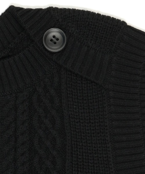 TOKYO SHIRTS（トウキョウシャツ）の「ボートネック ベーシック ニットベスト（ニット/セーター・レディース・ブラック/モカ/カーキオリーブ・M/L/LL）」の8枚目の写真