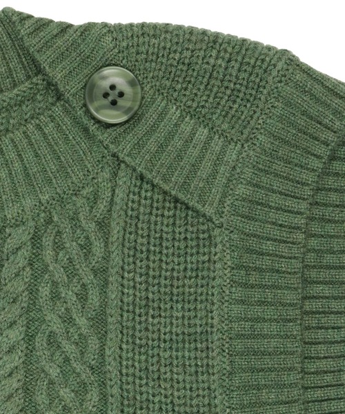 TOKYO SHIRTS（トウキョウシャツ）の「ボートネック ベーシック ニットベスト（ニット/セーター・レディース・ブラック/モカ/カーキオリーブ・M/L/LL）」の6枚目の写真