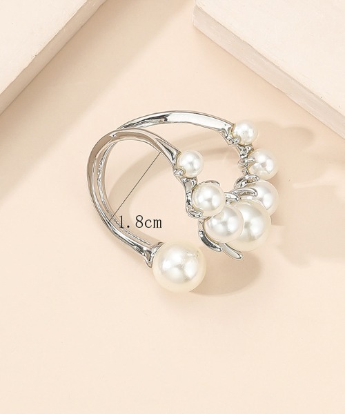 crafty(クラフティー)の「パールデコレーションリング(リング・レディース・シルバー・FREE)」の5枚目の写真