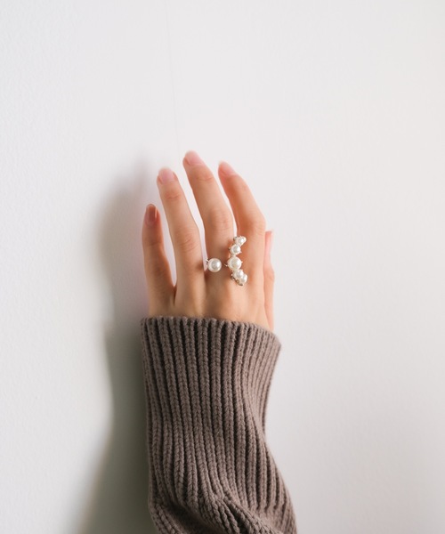 crafty(クラフティー)の「パールデコレーションリング(リング・レディース・シルバー・FREE)」の14枚目の写真