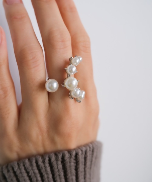 crafty(クラフティー)の「パールデコレーションリング(リング・レディース・シルバー・FREE)」の16枚目の写真