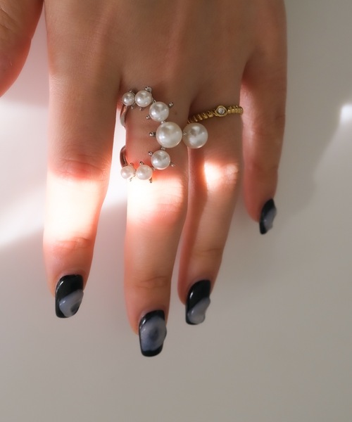 crafty(クラフティー)の「パールデコレーションリング(リング・レディース・シルバー・FREE)」の15枚目の写真