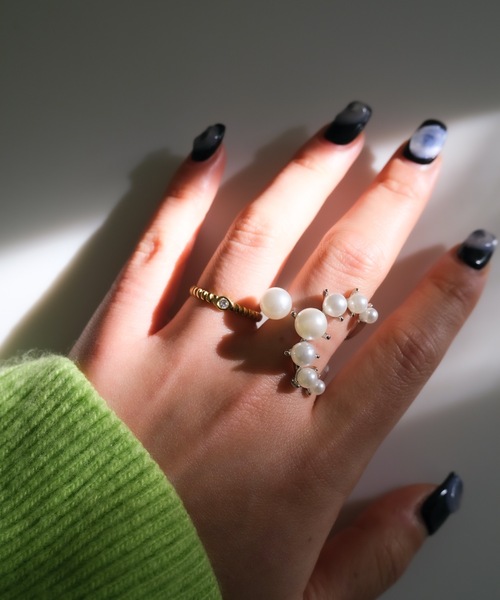 crafty(クラフティー)の「パールデコレーションリング(リング・レディース・シルバー・FREE)」の11枚目の写真