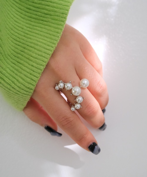 crafty(クラフティー)の「パールデコレーションリング(リング・レディース・シルバー・FREE)」の18枚目の写真