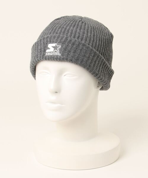 STARTER BLUE LABEL（スターターブルーレーベル）の「STARTER BLUE LABEL キッズニットキャップ（ニットキャップ/ビーニー・キッズ・ブラック/オレンジ/パープル/グレー/ホワイト/ダークグリーン・FREE）」の4枚目の写真