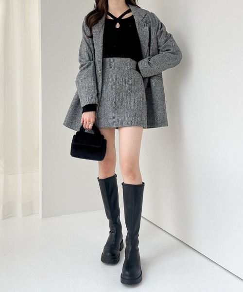 Heather（ヘザー）の「ファーショルダーBAG  987761（ショルダーバッグ・レディース・ブラック/ホワイト・ONE SIZE）」の19枚目の写真