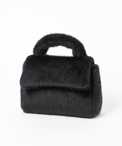 Heather（ヘザー）の「ファーショルダーBAG  987761（ショルダーバッグ・レディース・ブラック/ホワイト・ONE SIZE）」の10枚目の写真