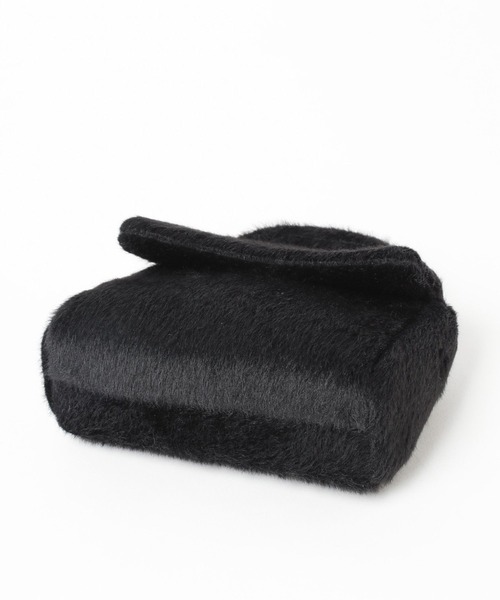 Heather（ヘザー）の「ファーショルダーBAG  987761（ショルダーバッグ・レディース・ブラック/ホワイト・ONE SIZE）」の4枚目の写真