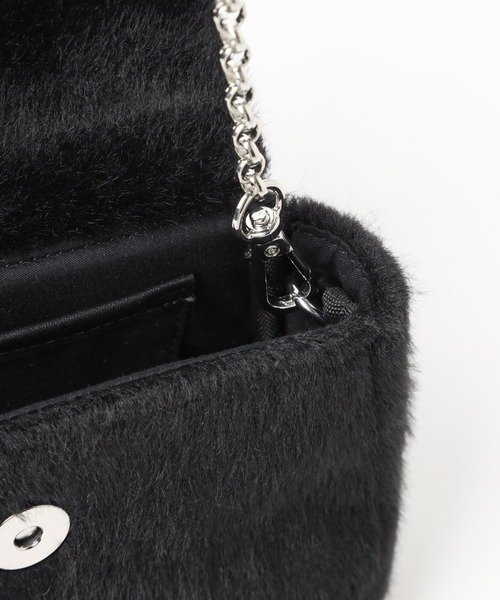 Heather（ヘザー）の「ファーショルダーBAG  987761（ショルダーバッグ・レディース・ブラック/ホワイト・ONE SIZE）」の21枚目の写真