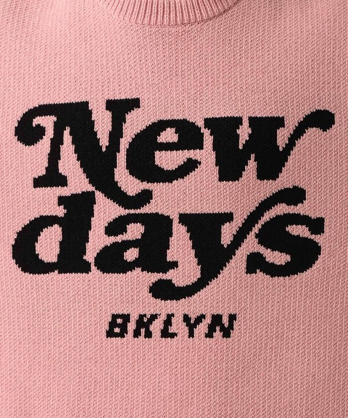 BAYFLOW（ベイフロー）の「HAPPYニットプルオーバー（ニット/セーター・メンズ・ライトブルー/ブラック/ネイビー/ベージュ/ピンク/オレンジ/グリーン/オフホワイト/ネイビー系/ベージュ系/ホワイト系・MEDIUM/LARGE）」の21枚目の写真