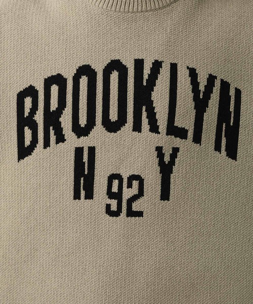 BAYFLOW（ベイフロー）の「HAPPYニットプルオーバー（ニット/セーター・メンズ・ライトブルー/ブラック/ネイビー/ベージュ/ピンク/オレンジ/グリーン/オフホワイト/ネイビー系/ベージュ系/ホワイト系・MEDIUM/LARGE）」の15枚目の写真