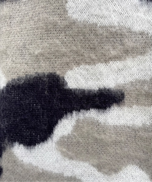 one way（ワンウェイ）の「マーブルシャギーニット（ニット/セーター・レディース・ピンク/ダークブルー/イエロー・FREE）」の10枚目の写真