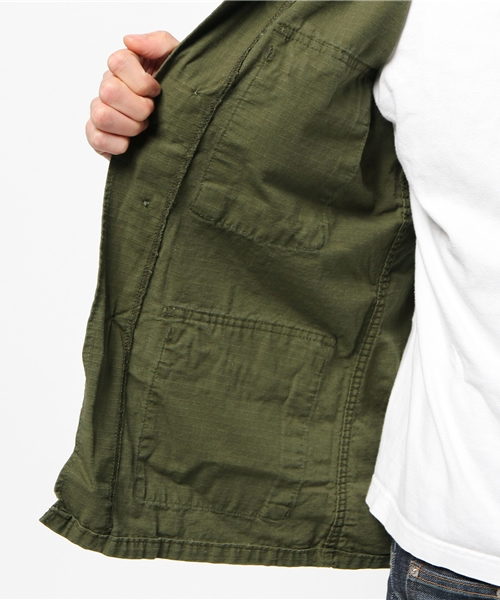 Journal Standard TRISECT(トライセクト)の「TRISECT MADE IN AMERICA: ファティーグジャケット ##(ミリタリージャケット・メンズ・カーキ/グリーン・SMALL/LARGE/MEDIUM)」の12枚目の写真