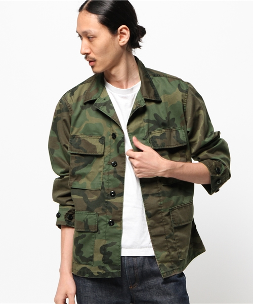 Journal Standard TRISECT(トライセクト)の「TRISECT MADE IN AMERICA: ファティーグジャケット ##(ミリタリージャケット・メンズ・カーキ/グリーン・SMALL/LARGE/MEDIUM)」の15枚目の写真
