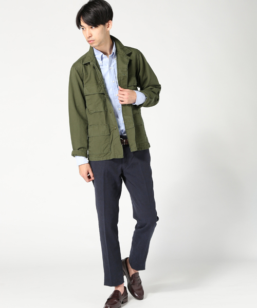 Journal Standard TRISECT(トライセクト)の「TRISECT MADE IN AMERICA: ファティーグジャケット ##(ミリタリージャケット・メンズ・カーキ/グリーン・SMALL/LARGE/MEDIUM)」の17枚目の写真