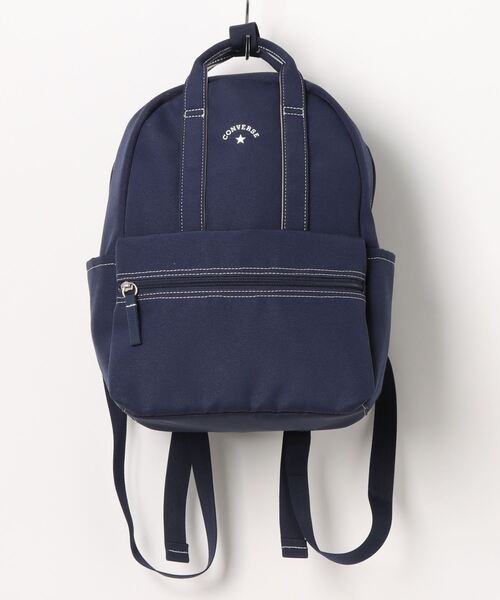 CONVERSE(コンバース)の「【CONVERSE】CIRCLE MINI BACKPACK/バックパック/通勤・通学(バックパック/リュック・メンズ・ホワイト/グレー/ネイビー/ブラック/カーキ・FREE)」の1枚目の写真