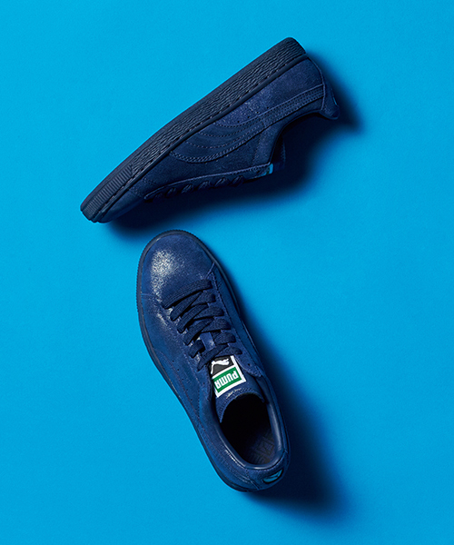 PUMA（プーマ）の「スウェード クラシック+ ロウ MATT&SHINE (WOMEN)（スニーカー・レディース・ブラック/ネイビー/パープル/グレー・24.0cm/22.5cm/25.0cm/23.0cm/23.5cm/25.5cm/24.5cm）」の3枚目の写真