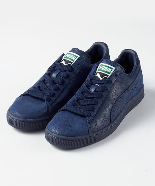 PUMA（プーマ）の「スウェード クラシック+ ロウ MATT&SHINE (WOMEN)（スニーカー・レディース・ブラック/ネイビー/パープル/グレー・24.0cm/22.5cm/25.0cm/23.0cm/23.5cm/25.5cm/24.5cm）」の8枚目の写真