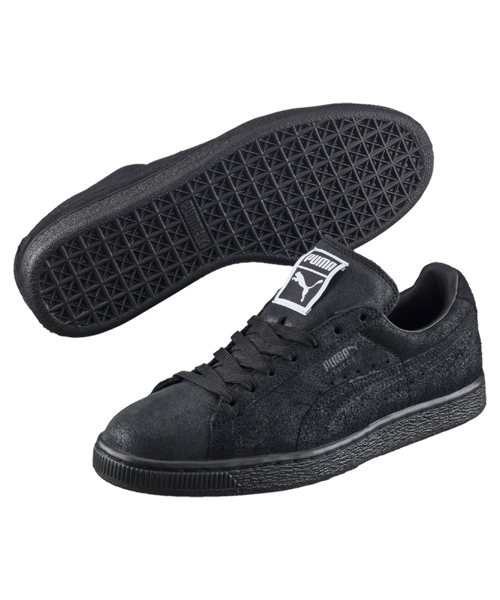 PUMA（プーマ）の「スウェード クラシック+ ロウ MATT&SHINE (WOMEN)（スニーカー・レディース・ブラック/ネイビー/パープル/グレー・24.0cm/22.5cm/25.0cm/23.0cm/23.5cm/25.5cm/24.5cm）」の11枚目の写真