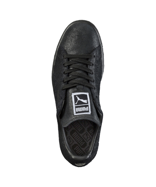 PUMA（プーマ）の「スウェード クラシック+ ロウ MATT&SHINE (WOMEN)（スニーカー・レディース・ブラック/ネイビー/パープル/グレー・24.0cm/22.5cm/25.0cm/23.0cm/23.5cm/25.5cm/24.5cm）」の14枚目の写真