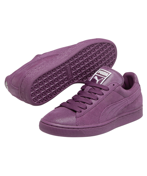 PUMA（プーマ）の「スウェード クラシック+ ロウ MATT&SHINE (WOMEN)（スニーカー・レディース・ブラック/ネイビー/パープル/グレー・24.0cm/22.5cm/25.0cm/23.0cm/23.5cm/25.5cm/24.5cm）」の18枚目の写真