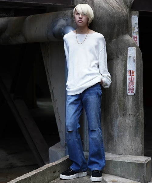 G.O.C(ジーオーシー)の「長袖ニット(ニット/セーター・メンズ・ブラック・LARGE)」の3枚目の写真