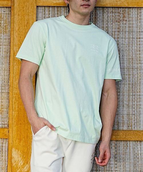 BILLABONG(ビラボン)の「BILLABONG/ビラボン ロゴT 半袖Tee バックプリントTシャツ BE011-204(Tシャツ/カットソー・メンズ・スミクロ/ミント/ホワイト/クリーム/ホワイト×グレー・M/S/XL/L/2XL)」の5枚目の写真