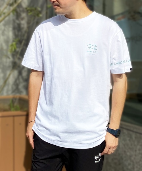 BILLABONG(ビラボン)の「BILLABONG/ビラボン ロゴT 半袖Tee バックプリントTシャツ BE011-204(Tシャツ/カットソー・メンズ・スミクロ/ミント/ホワイト/クリーム/ホワイト×グレー・M/S/XL/L/2XL)」の8枚目の写真