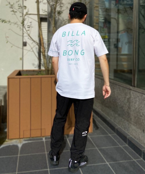 BILLABONG(ビラボン)の「BILLABONG/ビラボン ロゴT 半袖Tee バックプリントTシャツ BE011-204(Tシャツ/カットソー・メンズ・スミクロ/ミント/ホワイト/クリーム/ホワイト×グレー・M/S/XL/L/2XL)」の22枚目の写真