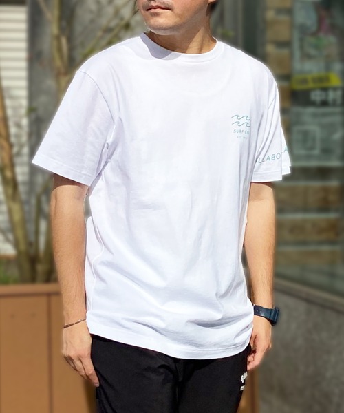 BILLABONG(ビラボン)の「BILLABONG/ビラボン ロゴT 半袖Tee バックプリントTシャツ BE011-204(Tシャツ/カットソー・メンズ・スミクロ/ミント/ホワイト/クリーム/ホワイト×グレー・M/S/XL/L/2XL)」の19枚目の写真