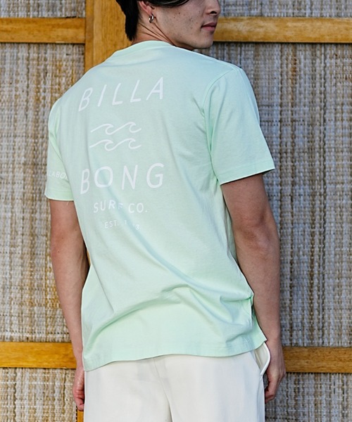 BILLABONG(ビラボン)の「BILLABONG/ビラボン ロゴT 半袖Tee バックプリントTシャツ BE011-204(Tシャツ/カットソー・メンズ・スミクロ/ミント/ホワイト/クリーム/ホワイト×グレー・M/S/XL/L/2XL)」の18枚目の写真