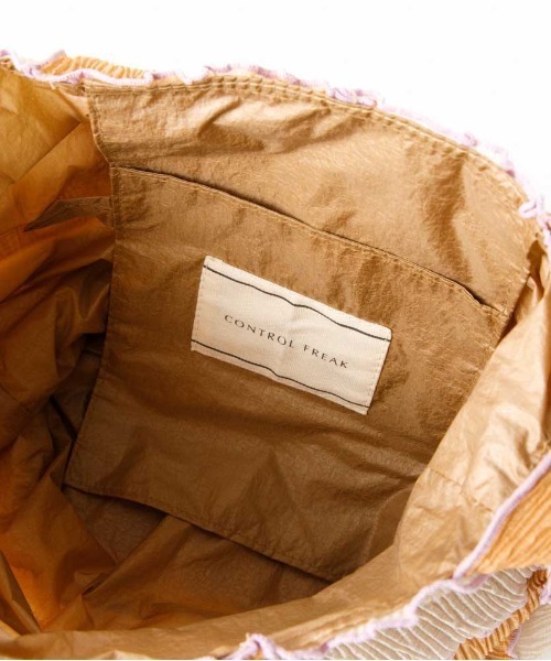 CONTROL FREAK / CTFK（コントロールフリーク）の「CONTROL FREAK(コントロールフリーク)シアーパッチメロウトート（トートバッグ・レディース・ブラウン/オレンジ/ミント・FREE）」の20枚目の写真