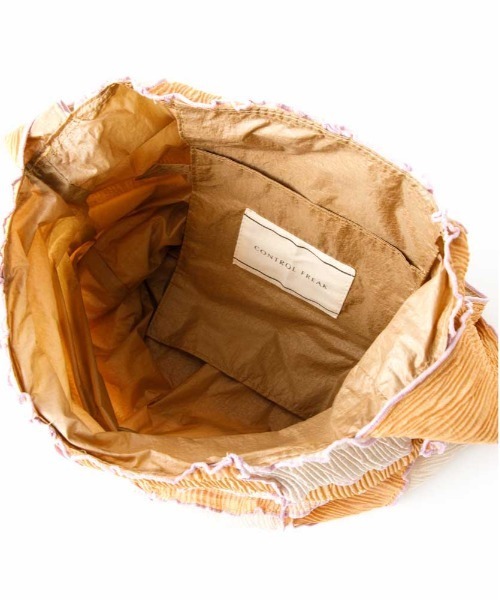 CONTROL FREAK / CTFK（コントロールフリーク）の「CONTROL FREAK(コントロールフリーク)シアーパッチメロウトート（トートバッグ・レディース・ブラウン/オレンジ/ミント・FREE）」の21枚目の写真