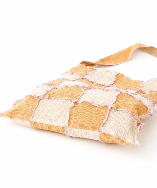 CONTROL FREAK / CTFK（コントロールフリーク）の「CONTROL FREAK(コントロールフリーク)シアーパッチメロウトート（トートバッグ・レディース・ブラウン/オレンジ/ミント・FREE）」の22枚目の写真