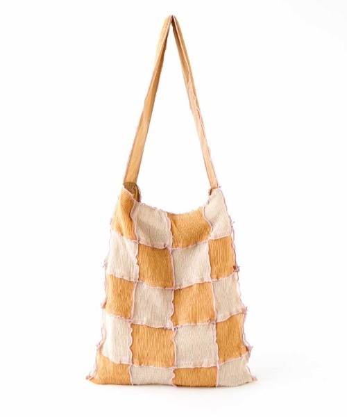 CONTROL FREAK / CTFK（コントロールフリーク）の「CONTROL FREAK(コントロールフリーク)シアーパッチメロウトート（トートバッグ・レディース・ブラウン/オレンジ/ミント・FREE）」の17枚目の写真