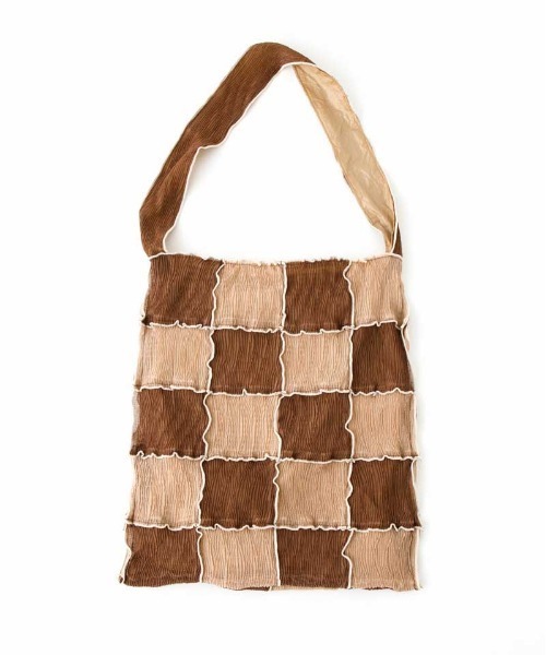 CONTROL FREAK / CTFK（コントロールフリーク）の「CONTROL FREAK(コントロールフリーク)シアーパッチメロウトート（トートバッグ・レディース・ブラウン/オレンジ/ミント・FREE）」の11枚目の写真