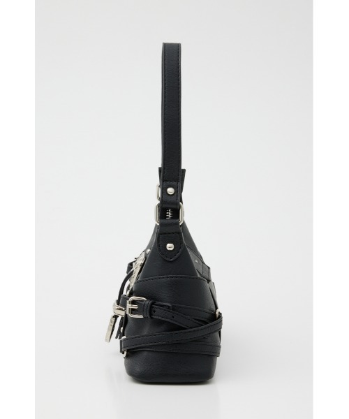 LAGUA GEM（ラグアジェム）の「STUDS BELT バッグ（ハンドバッグ・レディース・ブラック/ダークブルー・FREE）」の9枚目の写真