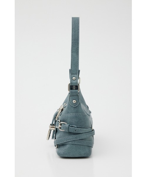 LAGUA GEM（ラグアジェム）の「STUDS BELT バッグ（ハンドバッグ・レディース・ブラック/ダークブルー・FREE）」の13枚目の写真