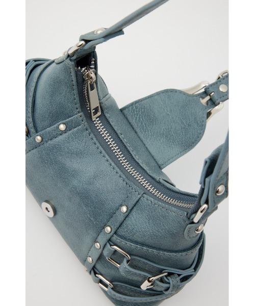 LAGUA GEM（ラグアジェム）の「STUDS BELT バッグ（ハンドバッグ・レディース・ブラック/ダークブルー・FREE）」の16枚目の写真
