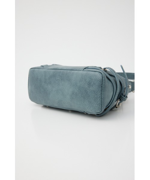 LAGUA GEM（ラグアジェム）の「STUDS BELT バッグ（ハンドバッグ・レディース・ブラック/ダークブルー・FREE）」の6枚目の写真