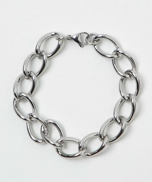 WEGO（ウィゴー）の「WEGO/ステンレスヘビーチェーンブレスレット（ブレスレット・メンズ・その他2/その他1/その他4/その他3・FREE）」の12枚目の写真